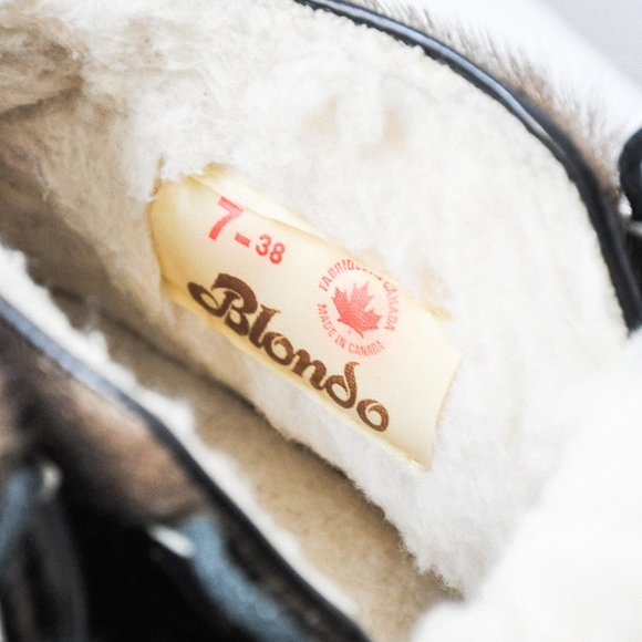 Vintage 1970s Blondo Seal Fur Boots - Picture 10 of 11